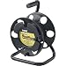 Prime CR003000 Portable Cord Reel with Metal Stand, Black, Holds 100-Ft of Cord