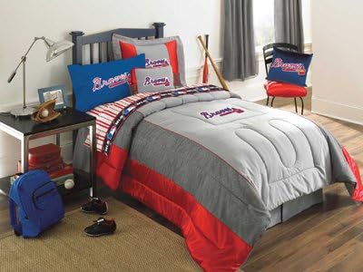 Atlanta Braves MLB Authentic Twin Comforter
