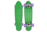 Globe: Bantam Retro Rippers Skateboard - Green / Raw / Clear Purple