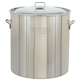Bayou Classic 1082, 82-Qt. Stainless Fryer/Steamer with Vented Lid
