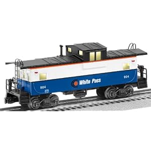 Lionel White Pass and Yukon Extended Vision Caboose