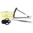 5X 10X 15X Eye Loupe Magnifier Tweezers & Gauge Tools