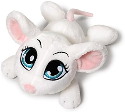 Nici Sweethearts - white Mouse 25 cm plush lying