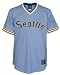Seattle Mariners Light Blue Cooperstown Throwback Fan Replica Jersey - XX-Large
