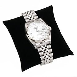 Black Velvet Watch Bracelet Pillow Jewelry Display
