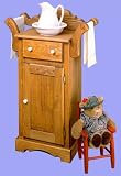 washstands antique-A Woodworking Full Size Patterns and Instructions Plan to Build Your Own Antique Washstand Project