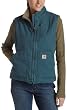 Carhartt Women's Sandstone Mock-Neck Vest/Quilt Lined