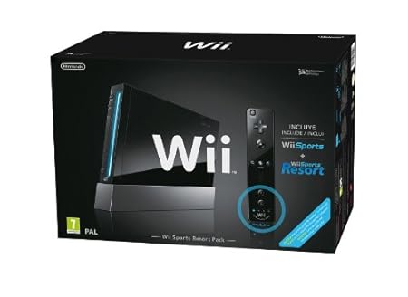 Wii Sports Resort Pak Plus - Negro