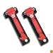 2-PACK Life Hammer - ORANGE - Car Window Hammer & Seatbelt Cutter