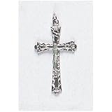 Small Crucifix - Pendant - 1 and 3/4in. Height - IMPORTED FROM ITALY
