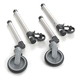 Swivel Wheels with 13 Sure Glide Brakes Wheel Size: 5