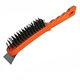 Silverline Steel Wire Brush - 5 Row Scraper Tools Sweep Scourer Cleaning Diy