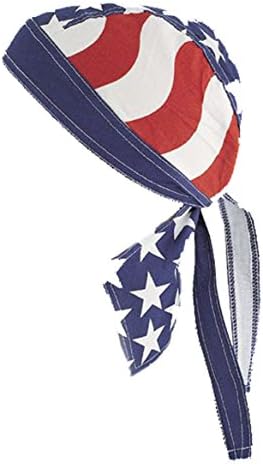 Tennessee Leather Womens Cloth Head Wrap One Size American Flag
