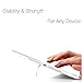 Iphone Ring Holder Phone Stand Metal Phone Ring Grip 360 - Premium iPhone Ring Holder for Smartphones & Tablets Includes Car Hook Mount ...(Silver)