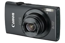 Canon IXUS 230 HS Digital Camera - Black (12.1 MP, 8x Optical Zoom) 3.0 inch LCD