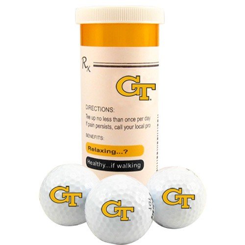 Georgia Tech Yellow Jackets Rx 3-pack Golf Balls