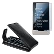 For Microsoft Zune Hd Bundle Black Crystal Hard Case + Free Screen Lcd Film