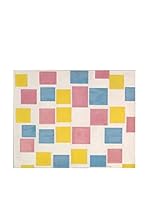 Especial Arte Lienzo Composizione con campi di colore - Mondrian Piet Multicolor