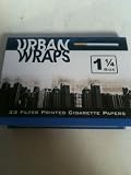 Urban Wraps Filter Printed Cigarette Rolling Papers 1.25 (33 Papers Per Pack) Made in Spain)