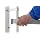 Tournus PLH0890 Commercial Anodized Aluminum Shelving Unit with Four Shelves, 22" Width x 69" Height, 35-5/128" Length