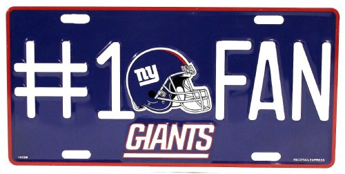 New York Giants License Plate