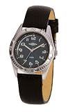 Umbro Junior Analogue Watch With Blue Dial And Black Leather Strap