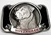 ROTTWEILER Enamel Pewter Belt Buckle