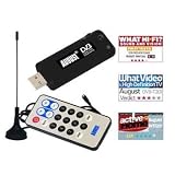 August PC/Laptop USB Freeview/HDTV Receiver - Black (Star Winner from 'What Hi-Fi', 'What Video' & 'Active Home' Magazines) - Vista Compatible Electronics