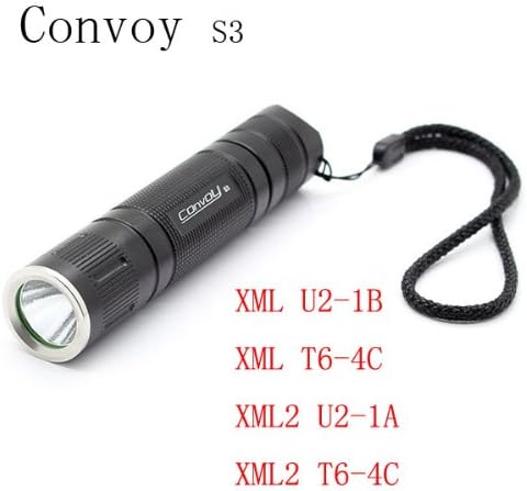 Convoy S3 71353 3/5Modes 2 Groups LED Flashlight 18650.