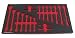 Foam Tool Organizer for 18 Craftsman Inch and Metric Wrenches