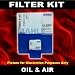 Filter Service Kit Oil,Air - Nissan Almera Mk2 1.5 00->on