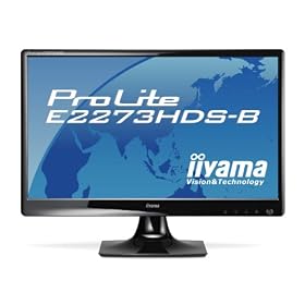 Iiyama - ProLite - E2273HDS-B1 - Ecran PC LED 22" - VGA/DVI - HDMI - Noir