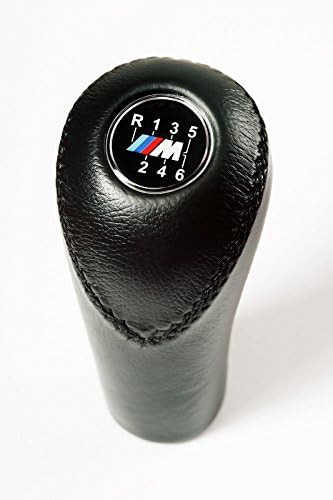 BMW Gear Shift Knob Genuine Leather 6-Speed Handmade