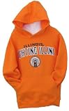 Youth University of Illinois Fighting Illini Orange Tackle Twill Hooded Sweatshirt