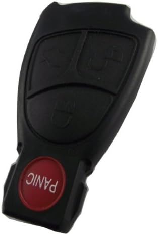 For 2010-2011 Mercedes-Benz C350,GL450 4 Buttons New replacement Keyless Remote Entry Key fob Case Shell (3+1panic, Just a Empty Key shell, No chips inside)