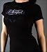 Sinful Clothing Collection - Women's Crow Baby Tee in Black