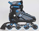 SFR Vortex Blue Inline Skates Size Medium Jnr 12 - UK 2