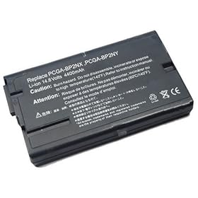 AGPTEK Hi-Capacity Li-ion Battery [4400 mAh 6 Cells] For Sony VAIO PCG-GRT770 PCG-NV170... by AGPTEK