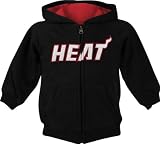 Miami Heat Youth Full-Zip Hooded Sweatshirt