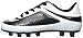 Vizari USA Kids Soccer Cleats – Youth Football Shoes for Boys & Girls | Lightweight Firm Ground Outdoor Cleats – Durable Athletic Soccer Shoes White/Black