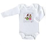 Scott meets Lilly 200-201 - Baby-Body Langarm mit Motiv Scott meets Lilly im Geschenkkarton, Öko-Tex Standard 100, Babyklasse 1, 100% Baumwolle