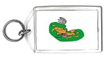 Keychain with wildlife, dog, tired, hunting, binocular, sleeping, hunter