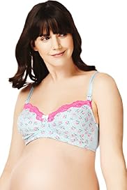 2 Pack Cotton Rich Maternity Floral Print C-H Bras