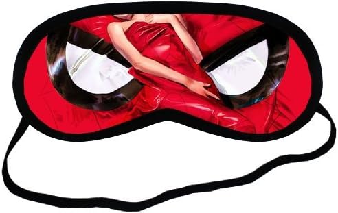 Spider-man Sleeping Mask Comfortable Face Blindfold Cotton Soft Smooth Eyes Sleeping Mask Easy Carry For Travel or Office