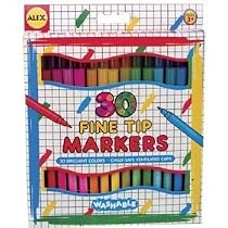 Washable Fine Tip Markers (30)