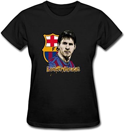 Yusij Women's Lionel Messi FC Barcelona Short Sleeve T-shirt