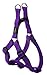Reflective Adjustable Dog Step in Harness for Medium Dogs; matching collar and leash available, Purple