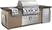 Fire Magic Grills 790 Glass Fiber Reinforced Concrete Pre-Fab Island w/Ref. Cut-out