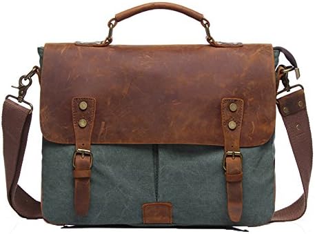 SQLP Retro Canvas Handbags Totes Shoulder Bags (green)