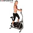 Confidence Fitness 2-in-1 Elliptical Trainer with Seat